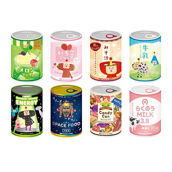 mitamemo: Katamari Damacy - Fake Can Badges (8 Packs Box) [Ensky]