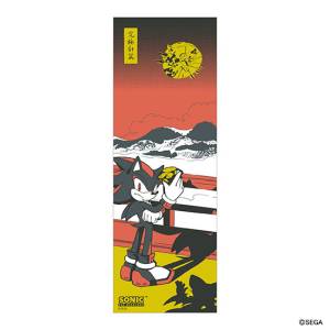 Sonic the Hedgehog: Tenugui Towel - Shadow (Ukiyo-e Ver.) [Ensky]