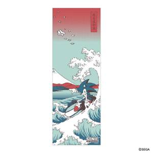 Sonic the Hedgehog: Tenugui Towel - Sonic (Ukiyo-e Ver.) [Ensky]