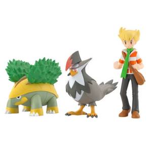 Pokémon Scale World: Sinnoh Region - Barry, Grotle & Staraptor (Limited Edition) (Reissue) [Bandai]