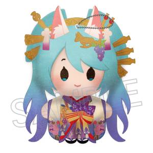 Hatsune Miku: Plush Mascot - White Fox (Hyakki Yakou -Beautiful Banquet- Ver.) [Twincre]