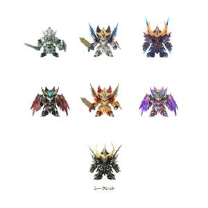 Legend of Star General: Mini Figure Collection Vol.2 (6 Pack Box) [MOTOR NUCLEAR]