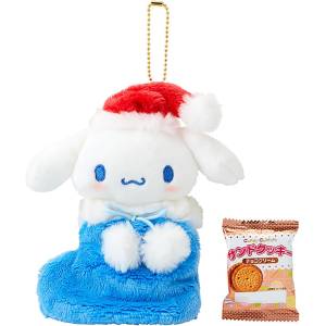 Sanrio Characters: Cookie & Boot Plush Mascot - Cinnamoroll (Christmas Gift Ver.) [Sanrio]