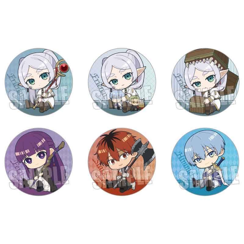 Frieren: Beyond Journey's End - Gyugyutto Can Badge Collection (Reissue) (6 Packs / Box) [...