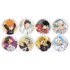 Haikyu!!: Trading Glitter Can Badge Part 1 (8 Packs / Box) [Bellhouse]