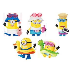 Blind Box: MOKOO Mini Figure - Minions (Summer Bello Ver.) (6 Packs Box) [BLOKEES]