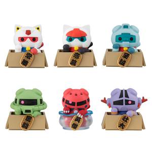MEGA CAT PROJECT Gundam: Mobile Suit Nyandam - Lucky Cat (6 Packs Box) [Megahouse]