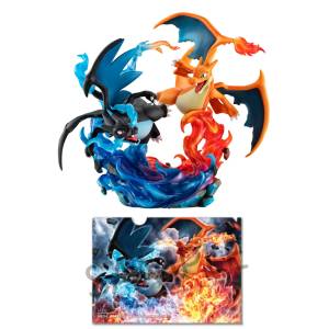 G.E.M. Ex: Pokemon - Mega Charizard X & Mega Charizard Y (Limited + Bonus) [MegaHouse]
