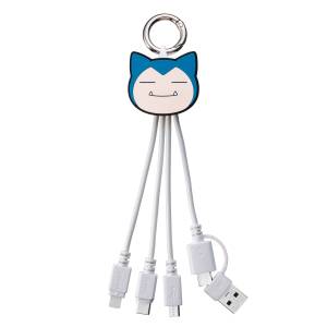 Pokémon: 3-in-2 Multi-Charging Cable - Snorlax [The Pokémon Company]