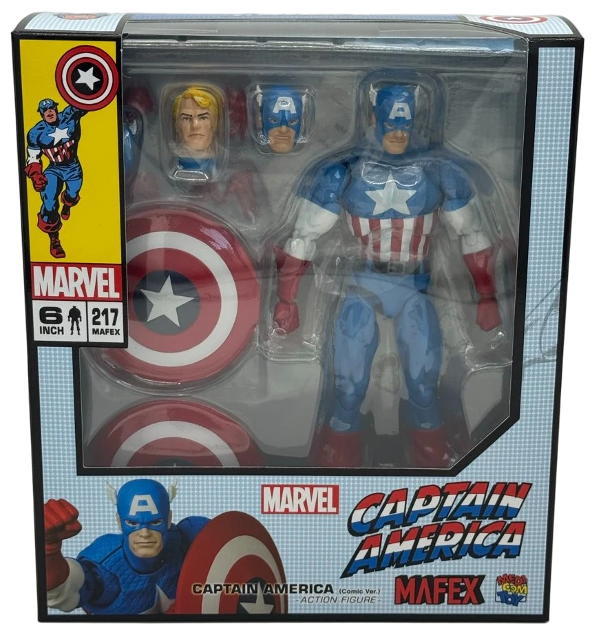 Damaged Figure] MAFEX (No.217): MARVEL - Captain America (Comics