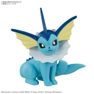 Pokemon Plamo Collection Quick!! 27: Vaporeon (Plastic Model Kit) [Bandai Spirits]