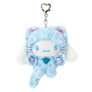 Sanrio Characters: Plush Mascot Keychain - Cinnamoroll (Gal Cat Ver.) [Sanrio]