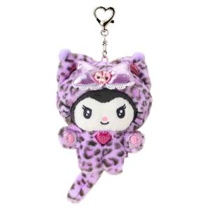 Sanrio Characters: Plush Mascot Keychain - Kuromi (Gal Cat Ver.) [Sanrio]