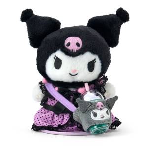 Sanrio Characters: Pittato Friends Plush Mascot - Kuromi [Sanrio]