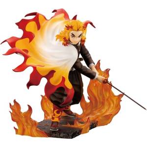 ARTFX J: Demon Slayer / Kimetsu no Yaiba - Kyojuro Rengoku 1/8 [Kotobukiya - Used]
