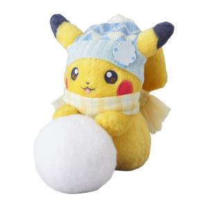 Pokémon Snowman Colleciton: Plush Toy - Pikachu - Playing in the Snow Ver. (Limited Edition) [The Pokemon Company]