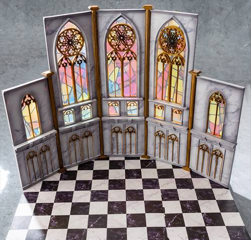 Original Character: Sister Anastasia's Cathedral Background Board - Optional Parts 1/6 [KA...