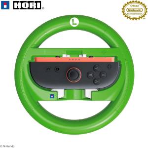 Nintendo Switch 2: Mario Kart World Joy-Con 2 - Steering Wheel Attachment (Luigi) [Hori]