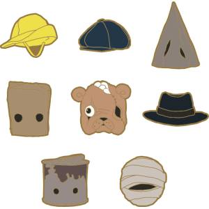 Little Nightmares: Hat Pin Set (8 Packs Box) [Movic]