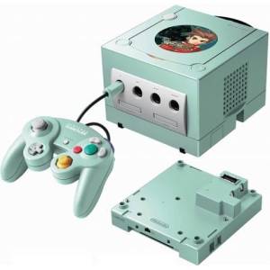 Game Cube + Game Boy Player - Symphonic Green Edition [Used / Loose]