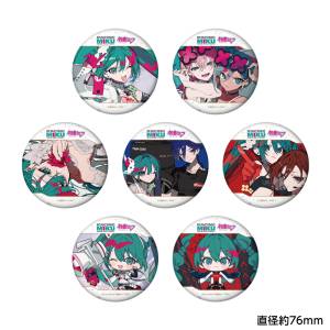 Hatsune Miku: Large Badge Collection - Racing Miku 2025 Vol.2 (7 Packs Box) [Caravan]