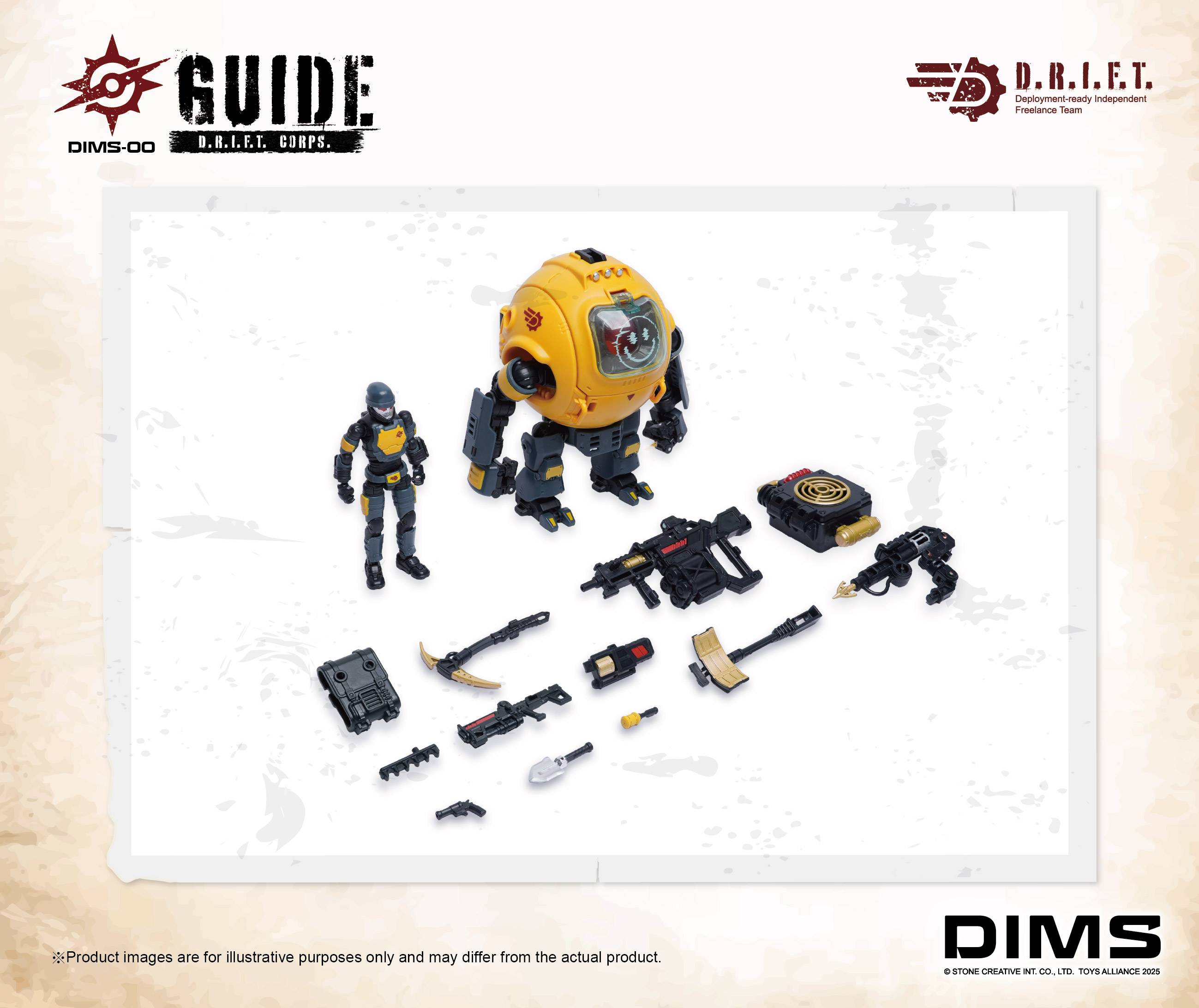 Action Figure: DIMS-00 - DRIFT Guide 1/18 [Toys Alliance Limited] - Nin ...