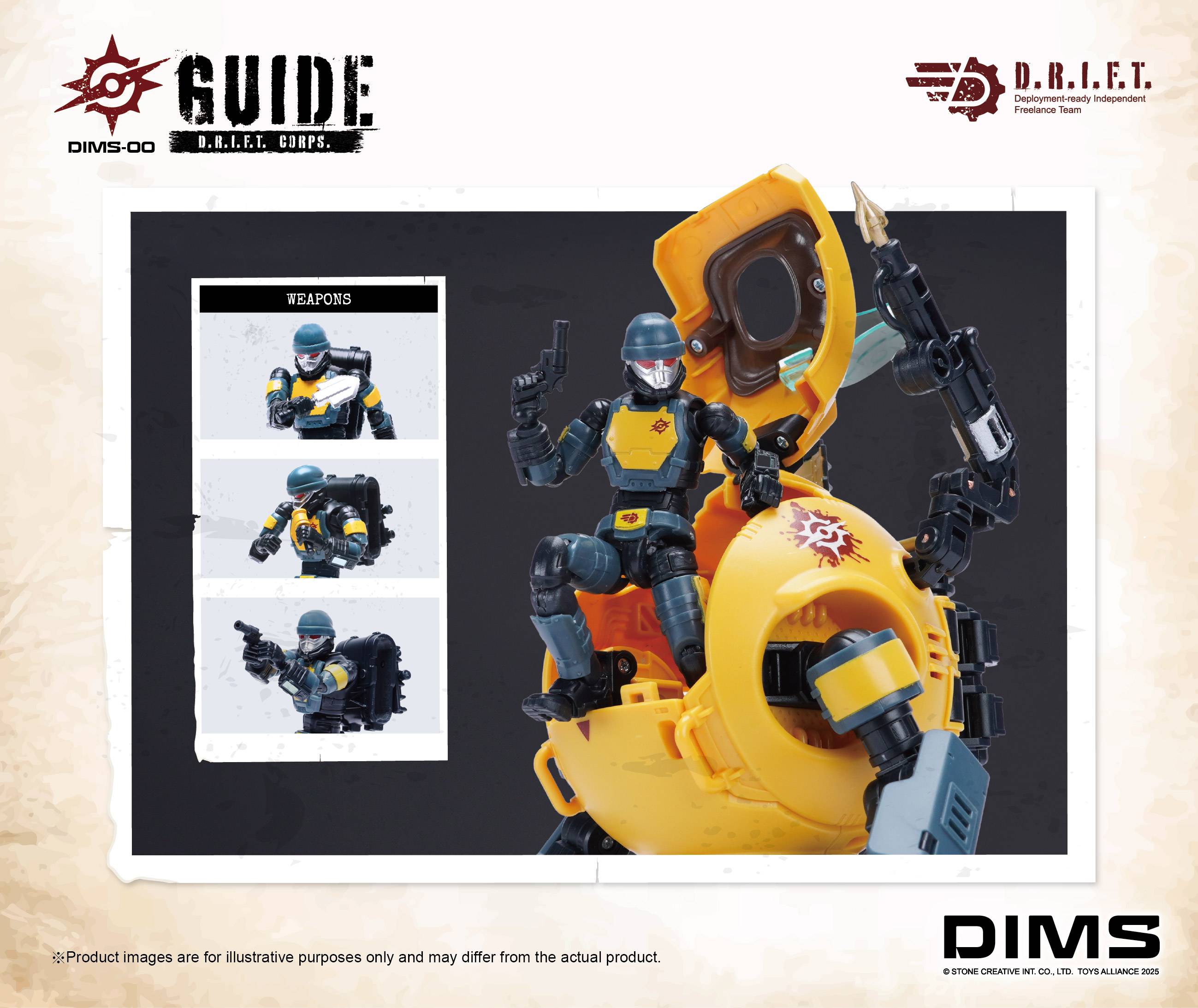 Action Figure: DIMS-00 - DRIFT Guide 1/18 [Toys Alliance Limited] - Nin ...