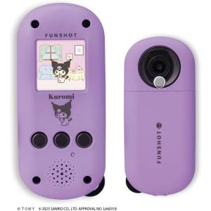 Funshot Digital Camera Toy: Sanrio Characters - Kuromi [Takara Tomy]