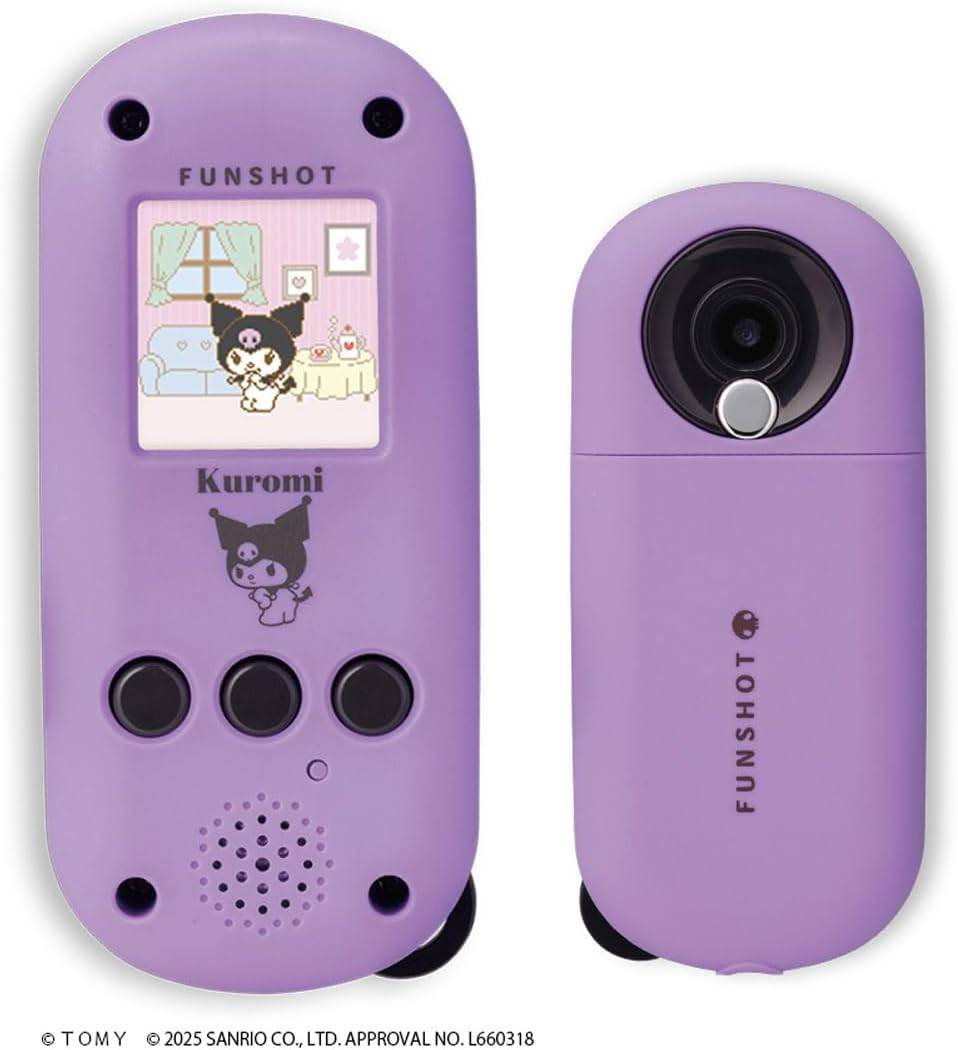 Funshot Digital Camera Toy: Sanrio Characters - Kuromi [Takara Tomy]