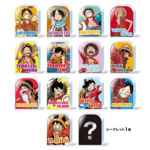 One Piece: Acrylic Block Collection - Luffy Costume Gallery (14 Packs Box) (Limited Edition) [Shueisha]