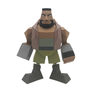 Final Fantasy VII: Polygon Soft Vinyl Figure - Barret [Square Enix]