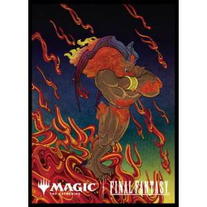 Magic the Gathering x FINAL FANTASY: Card Sleeves - GF Ifrit (Woodblock Borderless MFS-57) (80 Sleeves) [Ensky]