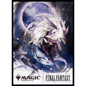 Magic the Gathering x FINAL FANTASY: Card Sleeves - Fenrir (Woodblock Borderless MFS-62) (80 Sleeves) [Ensky]