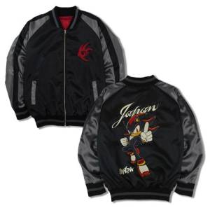 Sonic the Hedgehog: Embroidered Sukajan Jacket (L) - Shadow [COSPA]