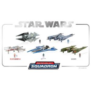 Star Wars: Micro Galaxy Squadron Series 10 - Starfighter Class & Figure (4 Packs Box) [Jazwares]