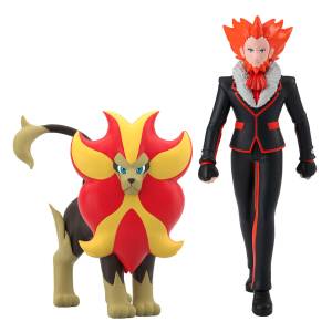 Pokémon Scale World: Kalos Region - Lysandre & Pyroar (Limited Edition) [Bandai]