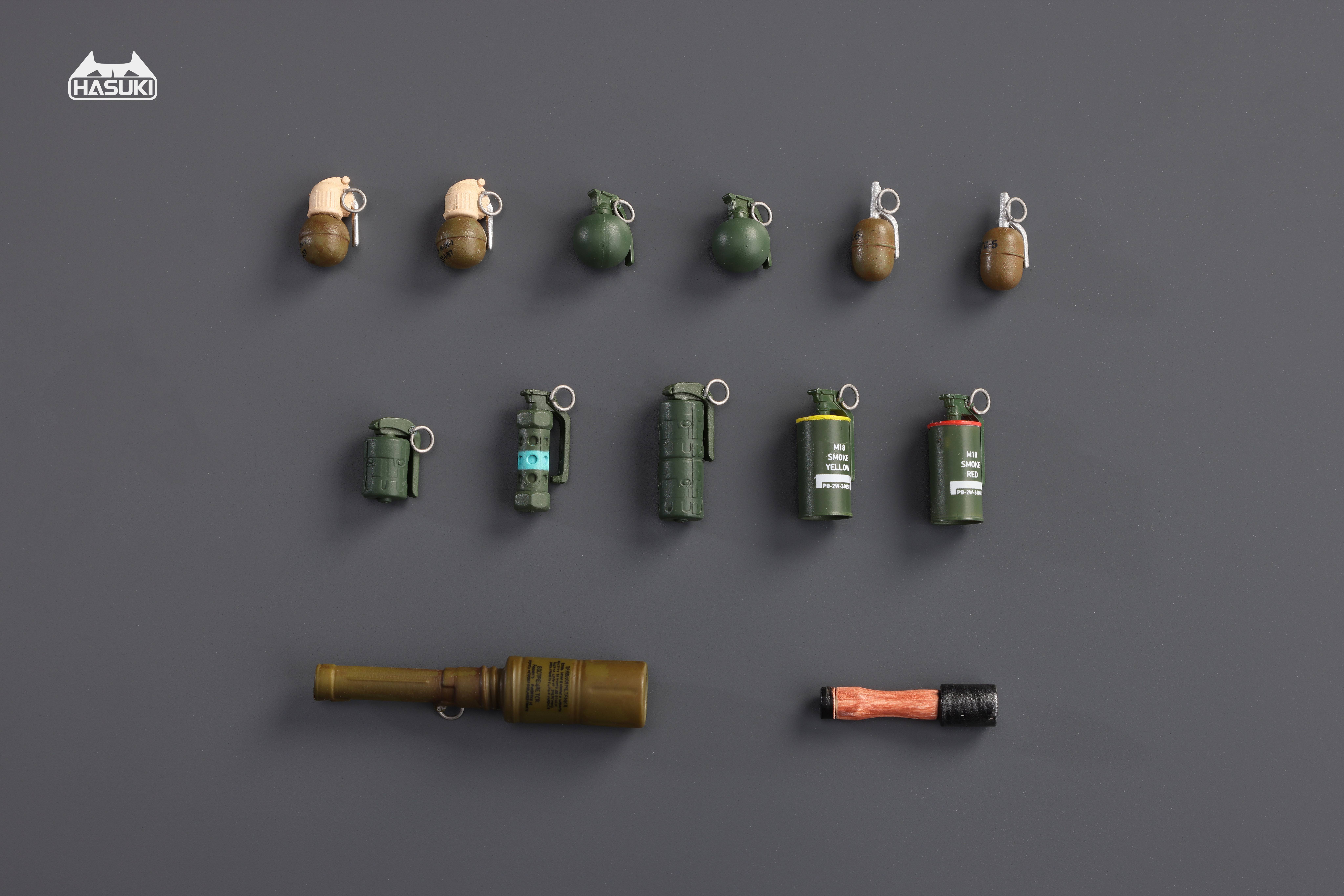 Action Figure 1/12: WM-06 Grenade Set - Optional Parts [Hasuki]
