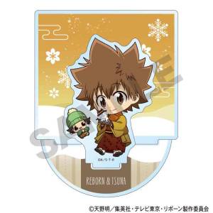 Katekyo Hitman REBORN!: Acrylic Stand Diorama - Reborn & Tsunayoshi Sawada (Winter Kimono Ver.) [Crux]