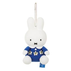 Miffy: Sitting Plush Mascot (Flower Dress Ver.) [Sekiguchi] - Nin