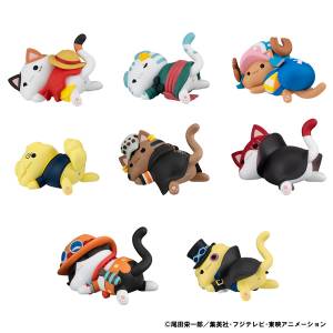 MEGA CAT PROJECT One Piece: Cats are Liquid - Smartphone Mascot Sticker Collection (8 Packs Box) [Megahouse]