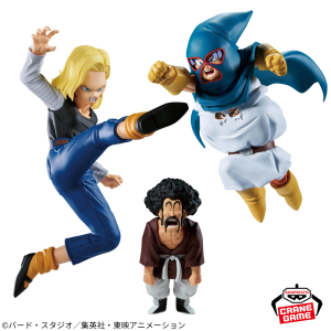 Match Makers: Dragon Ball Z - Android 18, Hercule & Mighty Mask (Banpresto) [2nd hand]