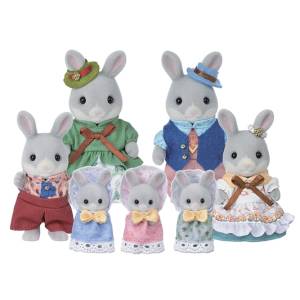 Sylvanian Families Dolls: C-81 WataUsagi Family Celebration Set [Epoch]
