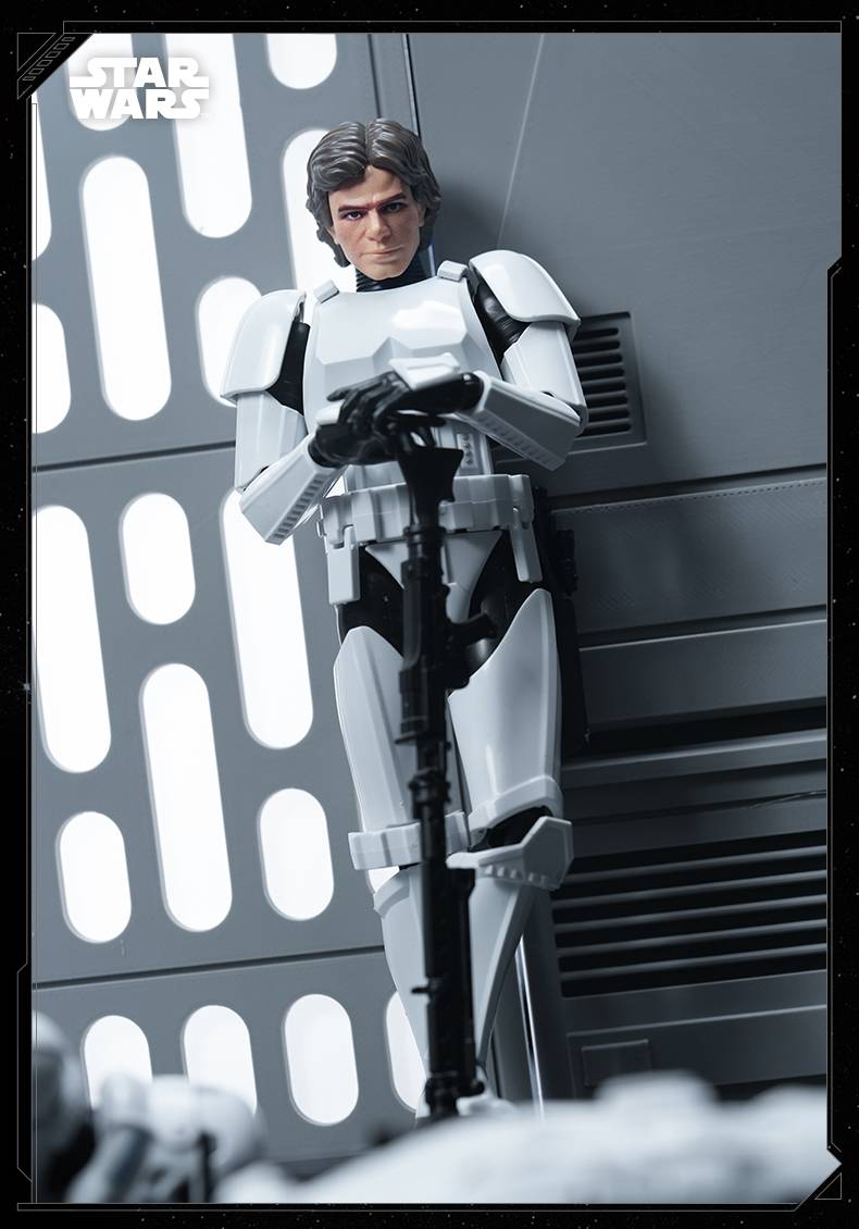 BLOKEES Star Wars EP IV – Kit De Modelo Han Solo Con Disfraz De Stormtrooper, 103 Piezas, 16 Cm, Oficial