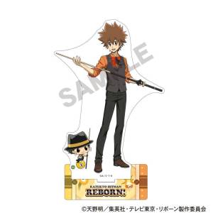 Katekyo Hitman REBORN!: Acrylic Stand Collection - Reborn & Tsunayoshi Sawada (Biliards Ver.) [Crux]