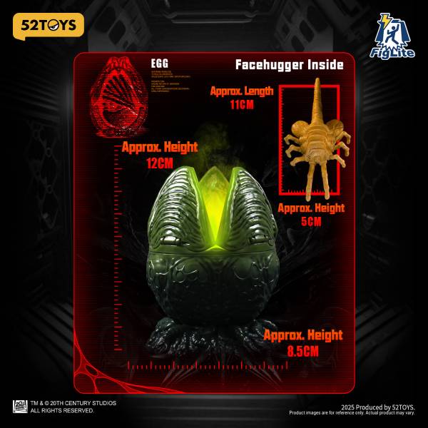 FIGLITE: ALIEN - Xenomorph Egg [52Toys] - Nin-Nin-Game.com