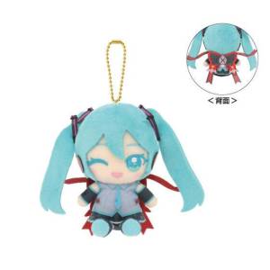 Hatsune Miku x Gundam: Chibi Sitting Plush Mascot - Aile Strike Gundam (Limited Edition) [Bandai Namco Nui]