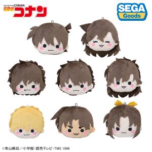 Detective Conan: Face Plush Mascot - Everyone Together! (8 Packs Box) [SEGA]