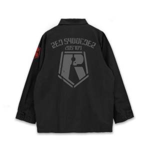 Armored Trooper Votoms: Fatigue Jacket (XL) - Red Shoulder Custom (Black) [COSPA]