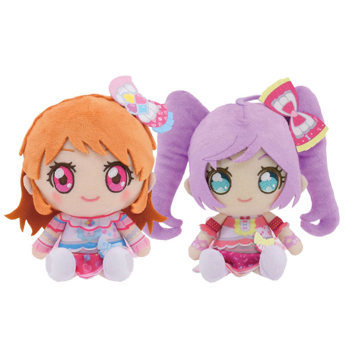 Aikatsu! x PriPara The Movie: Chibi Plush Toy - Akari & Lala (Set