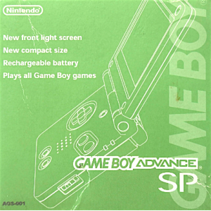 Game Boy Advance SP Pearl Green [occasion BE]
